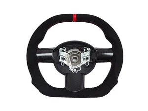 BMW MINI R55 56 58 R60 S Cooper Volante Alcantara Fondo Piatto Incluso - Foto 1 di 12