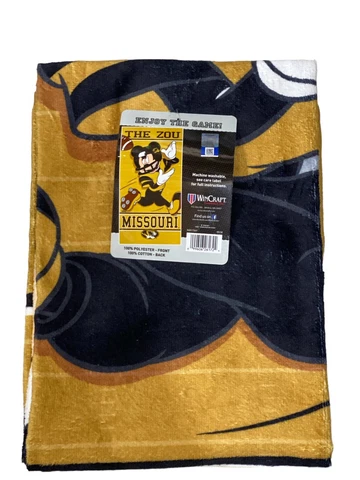 Missouri Mizzou TIgers THE ZOU Disney Mickey Football Beach Pool Towel 30"x60" Cover
