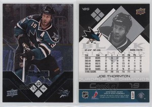 2008-09 Upper Deck Black Diamond Quadruple Diamonds Joe Thornton #185