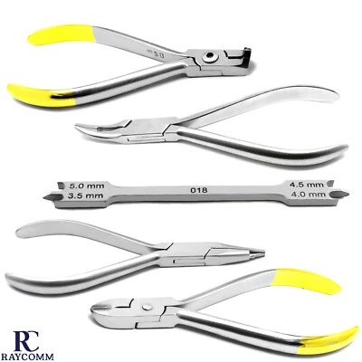 Ортодонтические стоматологические инструменты плоскогубцы набор жесткий провода резаки TC изгиб плоскогубцы - Изображение 1 из 4