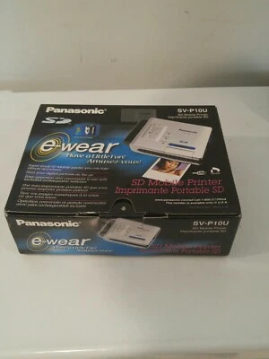 Panasonic e-wear SD Mobile Printer Model SV-P10U NIB - Image 1 of 4