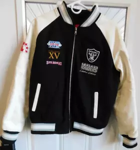 VTG Rare 1981 NFL Women's Oakland Raiders XL Super Bowl Jacket For Her Free Ship - Picture 1 of 8