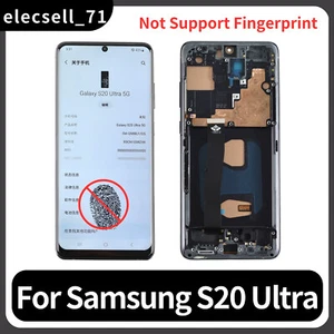 Display piccolo per Samsung Galaxy S20 Ultra 5G schermo LCD assemblato ricambio - Foto 1 di 8