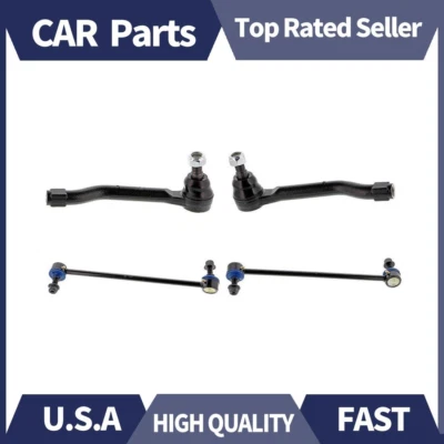 Mevotech 4pcs Front Steering Tie Rod End Sway Bar Link For 2014-2018 Acura MDX - Image 1 of 4