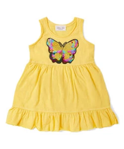 Girls Dress - Sequin Butterfly By Glitter Girl - Picture 1 of 3
