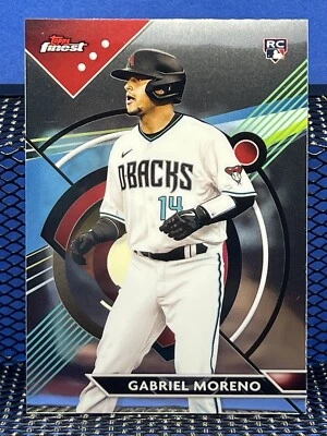 2023 Topps Finest GABRIEL MORENO Diamondbacks Rookie Card RC Base 89 - Image 1 of 2