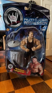 WWE Ruthless Aggression Series 7 Brock Lesnar Figure 2003 Jakks Pacific Nuovo - Foto 1 di 2