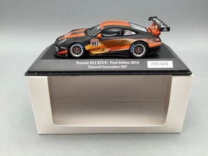 Maquetas de coches 1:43 Spark Porsche 911 GT3 R Final Edition 2014 limitado con embalaje original - Imagen 1 de 13