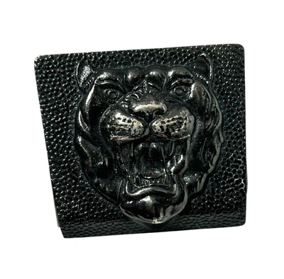 Genuine Jaguar Front Grille Emblem Badge Sign OEM | Silver | Metallic Rare HTF - Image 1 of 2