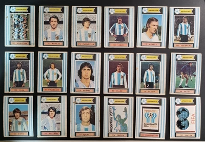 Lote de 24 cartas mexicanas de fútbol Argentina 78 Copa Mundial Argentina Set Mario Kempes Foto 1 de 4