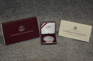 *Empty Box* For 1988-S UNC Seoul Olympic Commem. Silver Dollar Capsule & COA - Picture 1 of 2