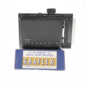 Graflex '23' Graphic 120 Roll Holder (with box) - Picture 1 of 7