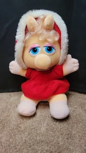 Plüsch Baby Miss Piggy Stofftier - 1987 - Vintage - The Muppets - Bild 1 von 9