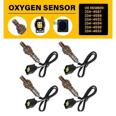 4X O2 Oxygen Sensor Upstream Downstream For 2001-2018 Jeep Wrangler V6 3.6L 3.8L - Image 1 of 4