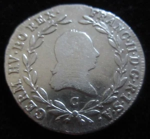 MDS ÖSTERREICH KAISERREICH 20 KREUZER 1803 C "FRANZ II.", SILBER #W - Picture 1 of 2