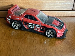Hot Wheels auto pressofusa 2002 24/Seven 3 rosso nero - Foto 1 di 3