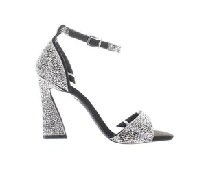 JLO by Jennifer Lopez Womens Irma Black Ankle Strap Heels Size 6.5 (7761103) - Picture 1 of 4