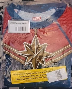 Disney Marvel Captain Costume 2PC Long Sleeve Pajama Set Size 7. Unopened NEW - Picture 1 of 5