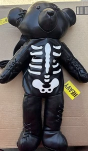 Skelett Bär Kunstleder Rucksack 24" Goth Punk Emo Alt Style (gebraucht) - Bild 1 von 7