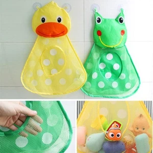 Children Toys Bathroom Storage Bag Cute Cartoon Pattern Mesh Bath Tidy Storage - Picture 1 of 18