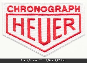 HEUER Aufnäher Patch TAG Uhren Chronograph Motorsport Rennsport Formel 1 F1 v1 - Bild 1 von 1