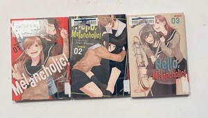 Manga Comic Hello Melancholic Volumes 1-3 By Yayoi Ohsawa (Ex-Library Novels) - Imagen 1 de 2