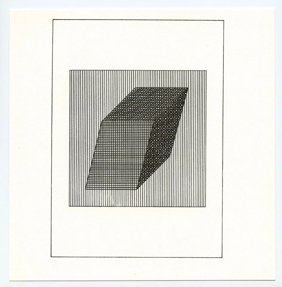 Sol LeWitt шелкография - напечатано в 1984 q - Изображение 1 из 1