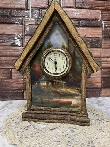 Thomas Kinkade Manteluhr The End To A Perfect Day gebraucht - Bild 1 von 14