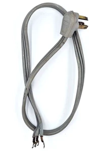 Electricord Marke Trocknerkabel 3 Zinken Schwerlast Netzteil Kabel 4 Fuß lang - Bild 1 von 7