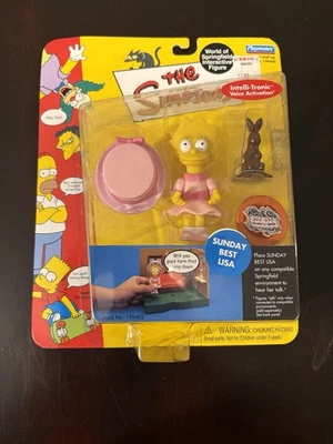 Playmates The Simpsons 2002 vintage domingo mejor Lisa serie 9 sin usar, en caja sellada Foto 1 de 2