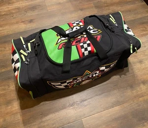 Enorme bolsa de viaje de lona Team Arctic Cat Racing moto de nieve de colección - Imagen 1 de 4