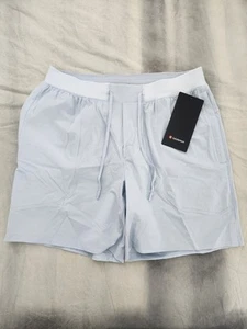 Lululemon License To Train Shorts 7" LL Starch Blue Men's Size Medium New - Picture 1 of 11