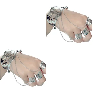  2 Pieces Armkettchen Damen Armband Für Mädchen Legierungsarmband - Bild 1 von 9