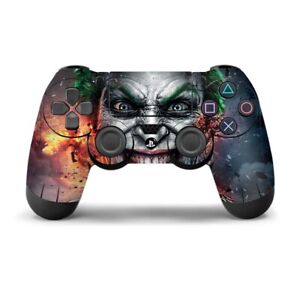 Joker Schwarz PS4 Controller Skin Aufkleber Decal Vinyl Wrap PlayStation 4