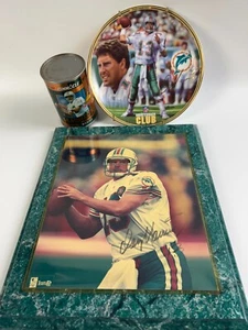 MIAMI DOLPHINS Dan Marino Collectors Pack Plate + Picture + Card NO COA - Picture 1 of 8