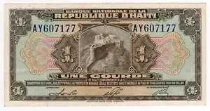 HAITI P-178a 1 Gourde 1951 Circ - Picture 1 of 4