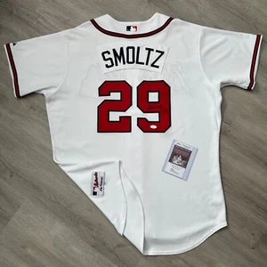 Team Issue John Smoltz Atlanta Braves Jersey Autograph JSA Pro Authentic Game - Picture 1 of 8