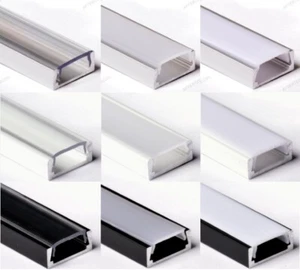 3m 3metri 1506 15x6mm PROFILO ALLUMINIO PER STRISCE STRIP LED BARRA RIGIDA 3MT - Foto 1 di 16