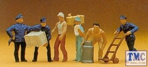 PR14016 OO/HO Gauge Delivery Men with Trolly & Loads (6) - Picture 1 of 1
