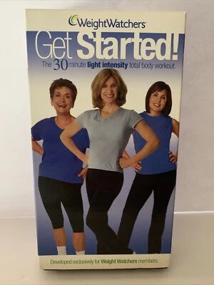 Weight Watchers Get Started VHS 2003 Not Tested Foto 1 de 4