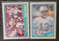 Dan Marino 1988 Topps Team Leaders & Base Card