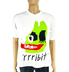 Camiseta Levi's Hombres Blanca Skate Cuadrada Gráfico Relax Cuello Redondo Manga Corta Talla L - Imagen 1 de 10