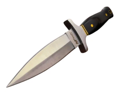 MTech 9” Tactical Titanium Boot Dagger Knife Hardwood Handle + Belt Sheath New - Image 1 of 4