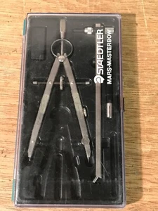 064p Vintage Staedtler Mars Masterbow Compass Set Incomplete - Picture 1 of 6