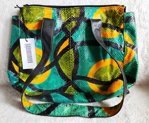 AUSGEFALLENE TASCHE - PRADA! - TOLLE FARBEN - Schlangenprägung - Mit Zertifikat - Bild 1 von 8