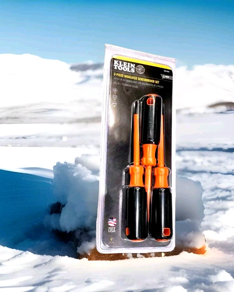 klein tools 3pc insulated screwdriver set. New - Image 1 of 2
