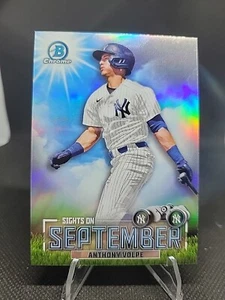 Anthony Volpe 2023 Bowman Cromo PLATA Refractor "MIRAS EN SEPTIEMBRE - Imagen 1 de 2