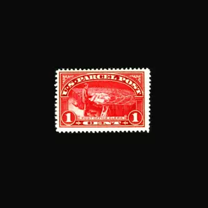 USA Paket Post Briefmarke - postfrisch OG&NH, F/VF S#Q1 tieffrische Farbe - Bild 1 von 1