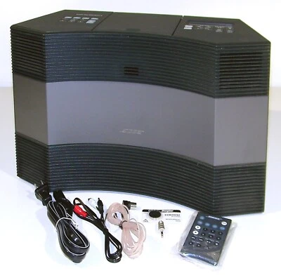 🔥[REVISADO PROFESIONAL】Reproductor de radio/CD Bose Acoustic Wave II con control remoto+! Negro💥GARANTÍA Foto 1 de 4