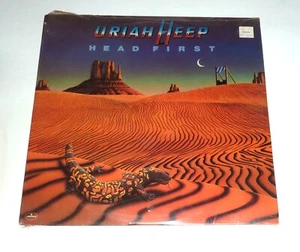 "SS" VINYL LP by URIAH HEEP "HEAD FIRST" (1983) ROCK / MERCURY 422-812 313 M-1 - Foto 1 di 2